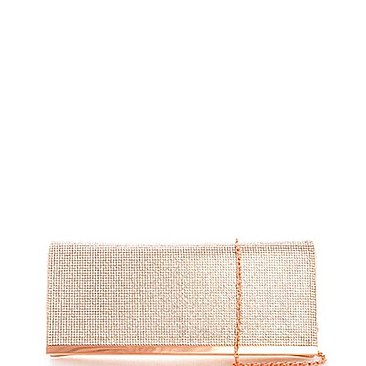 CHIC RHINESTONE EVENING CLUTCH WITH CHAIN JYHD-2376