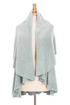BASIC SHAWL VEST