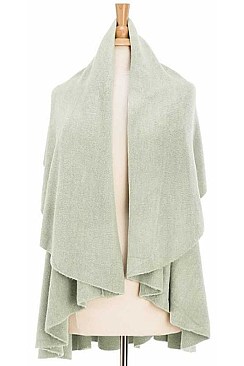 BASIC SHAWL VEST
