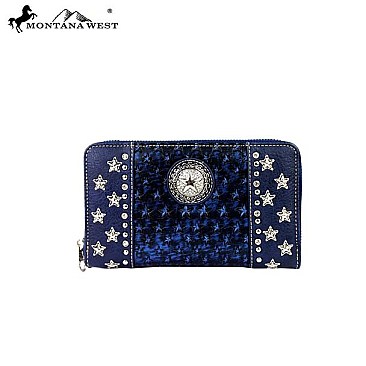 Fashionable Crystal Star Studs and Rhinestones Wristlet