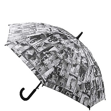 FAMOUS PEOPLE MAGAZINE UMBRELLA