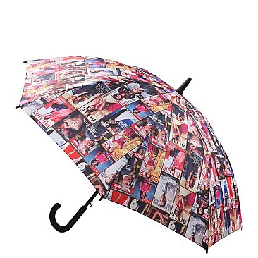 FAMOUS PEOPLE MAGAZINE UMBRELLA