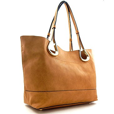 Handle Accented Bag In Bag Tote