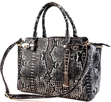 High Quality Unique Snake Print Tote