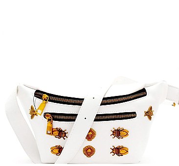 Animal Stud Accent Fashion Fanny Belt Bag MH-PB7052