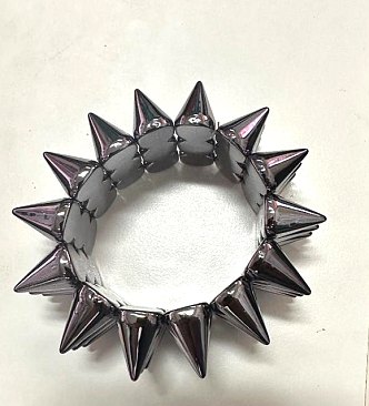 Bracelet Spike Rivet Cone Elastic Cuff