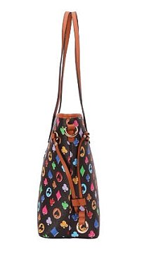 2-in-1 Monogram Shopper-Tote Wallet Set