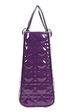 2-in-1 Exceptional Quality Quilted Patent Satchel Bag + Wallet