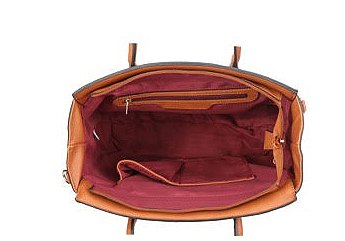 2-IN-1 Quilted Accented Satchel Handbag With Wallet
