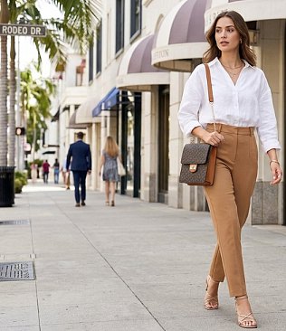  Monogrammed Turn Lock Crossbody  wholesaler