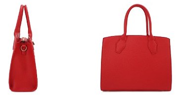 2-in-1 Crocodile Pattern Padlock Accent Satchel Wallet SET