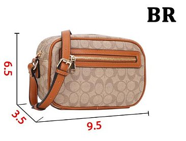 Oval Monogram Crossbody Bag With Wallet