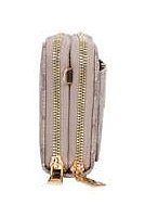 Oval -V- Design Multi-Compartment Wallet - Cross-Body with Strap