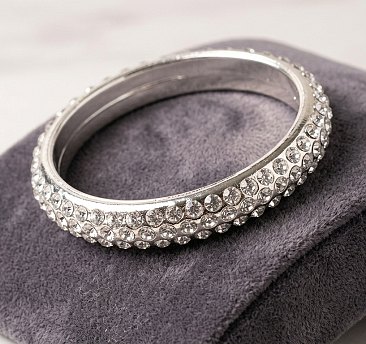 Classic Rhinestone Skinny Bangles