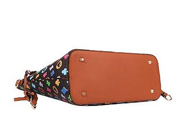 2-in-1 Monogram Shopper-Tote Wallet Set