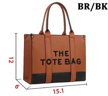 " THE TOTE BAG " Large Size  With Wallet - 2-in-1