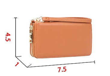 Smooth Zip-Around Wallet