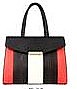 Striped Color Block Boutique Satchel