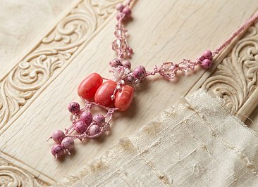 Acrylic Bead Layered Necklace 