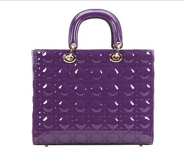 2-in-1 Exceptional Quality Quilted Patent Satchel Bag + Wallet