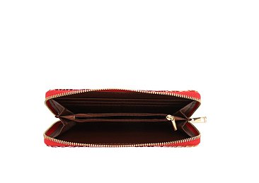 2- In-1 Croc -V- Emblem Bucket - Shoulder bag + Wallet