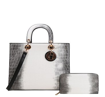 black-white handbag