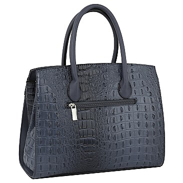 Quality Croc Alligator 2-in-1 Satchel