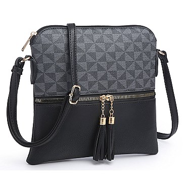 Monogram Print Cross Body