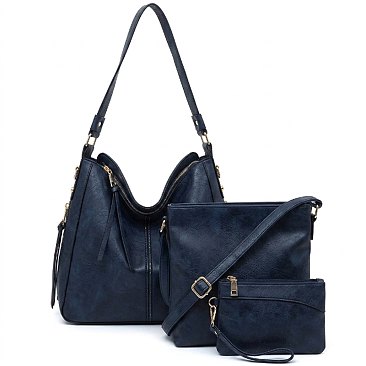 navy set  handbags