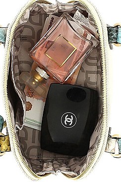 PETIT SIZE DAVID JONES CANVAS DOME SATCHEL