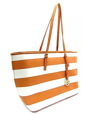 Large Size Stripe Tote - New Season