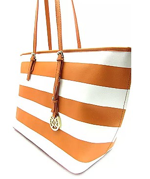 Large Size Stripe Tote - New Season