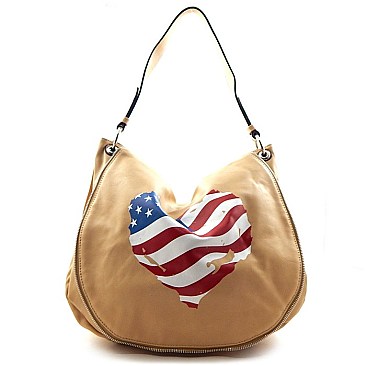 David Jones US Flag Hobo Bag