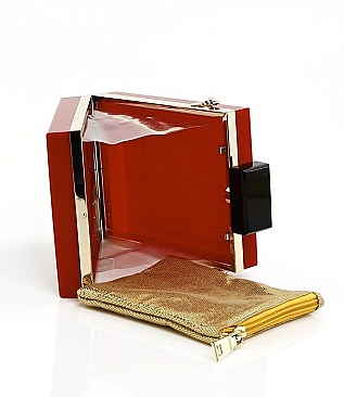 Perfume Bottle Case Box Clutch