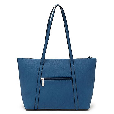 Hue & Ash Shopper Alligator Print Tote