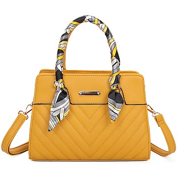 yellow handbags with wallet