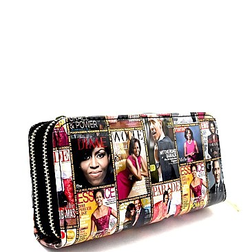 MH-W02PQ  Obama Wristlet Wallet