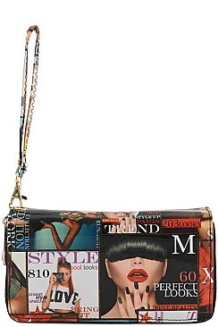 FASHION MAGAZINE PICTURE WALLET