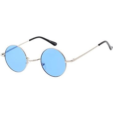 Pack of 12 Round Temple Frame Sunglasses