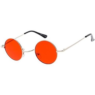 Pack of 12 Round Temple Frame Sunglasses