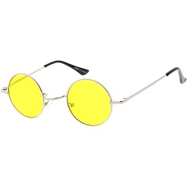 Pack of 12 Round Temple Frame Sunglasses