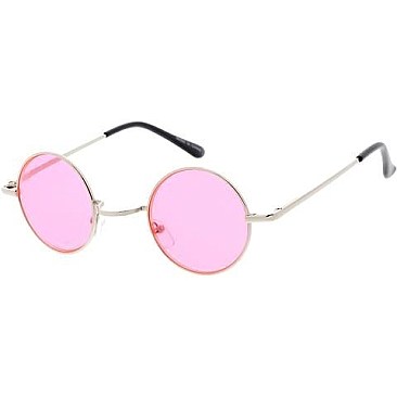 Pack of 12 Round Temple Frame Sunglasses