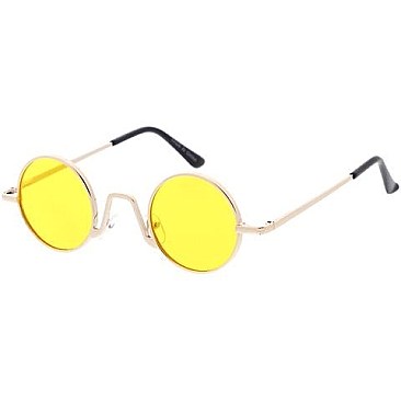 Pack of 12 Round Temple Frame Sunglasses