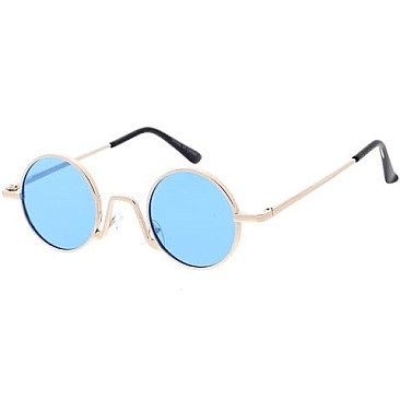 Pack of 12 Round Temple Frame Sunglasses