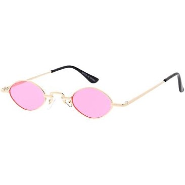 Pack of 12 Oval Temple Frame Sunglasses