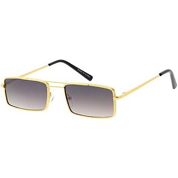 Pack of 12 Rectangle Temple Frame Sunglasses