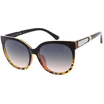 Pack of 12 Metal Accent Frame Fashion Sunglasses