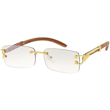 Pack of 12 Rectangular Gradient Sunglasses
