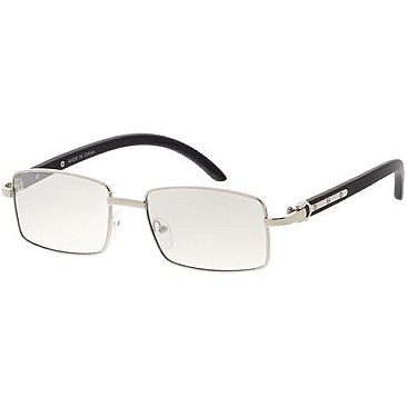 Pack of 12 Iconic Rectangle Sunglasses