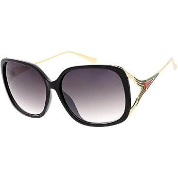 Pack of 12 Modern Frame Shield Sunglasses